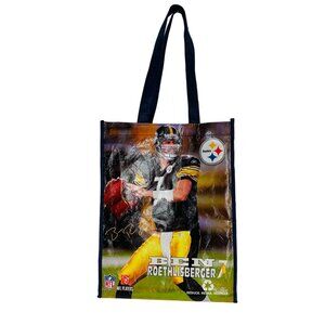 NFL Reusable Tote Bag Ben Roethlisberger Pittsburgh Steelers Tailgate Storage
